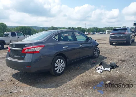 2014 Nissan Sentra Sv z USA, uszkodzony, nr VIN 3N1AB7AP4EY252630